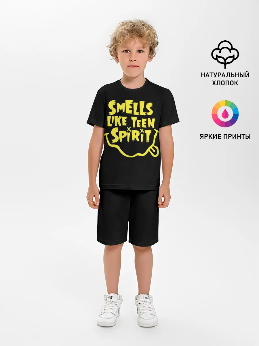 Детская пижама с шортами / Smells like teen spirit