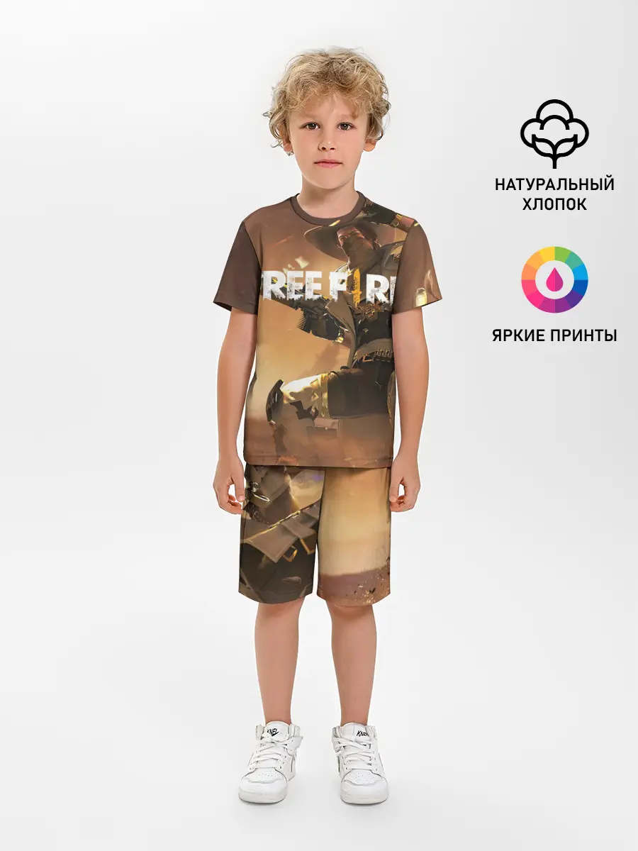 Детская пижама с шортами / FREE FIRE