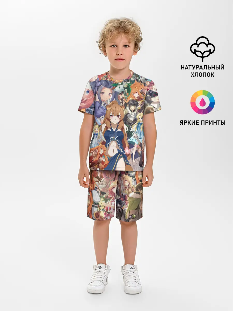 Детская пижама с шортами / Восхождение Героя Щита