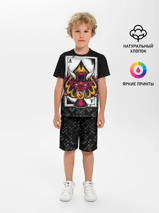 Детская пижама с шортами / Карточный дьявол