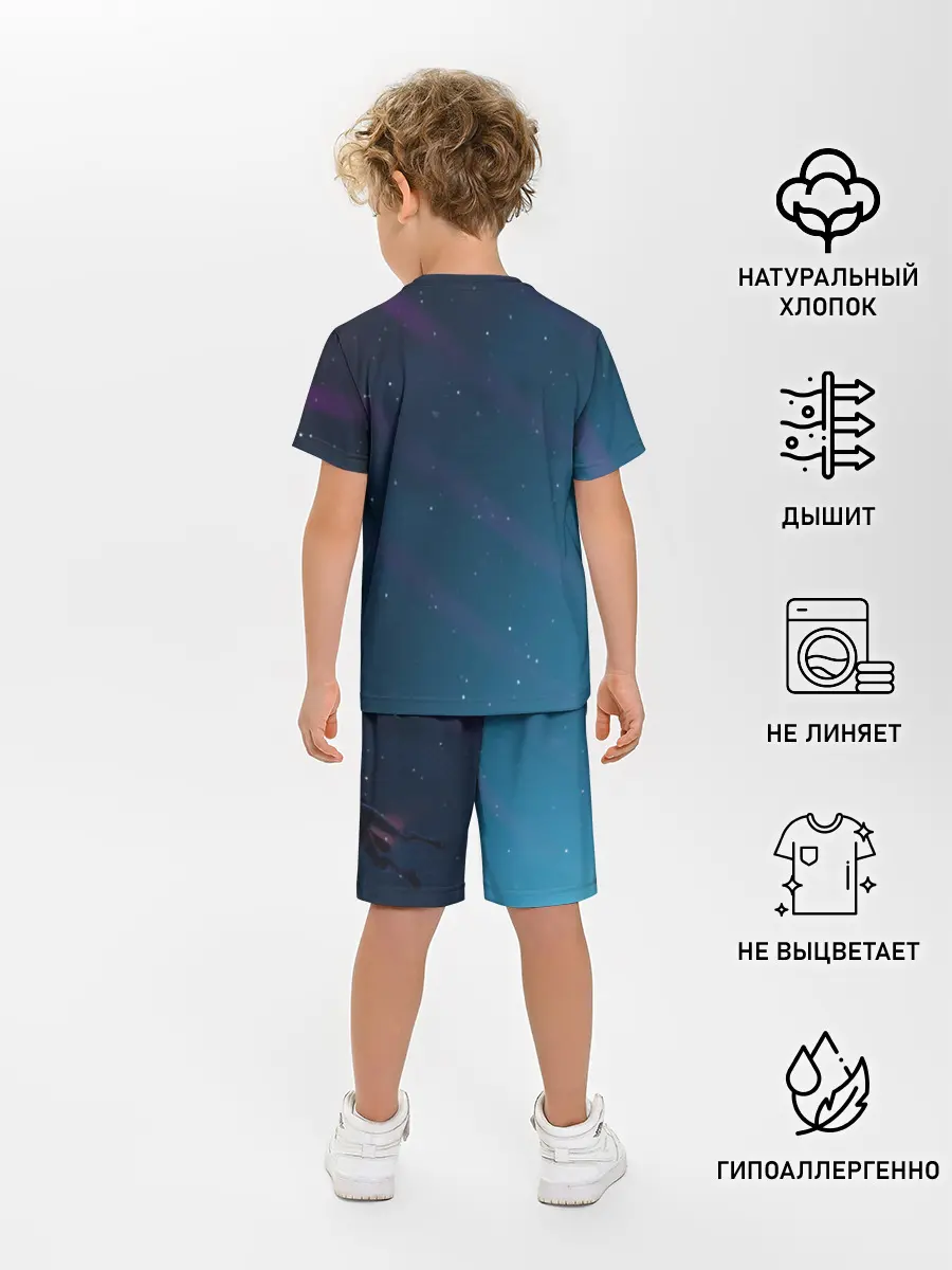 Детская пижама с шортами / Fortnite x Marshmello