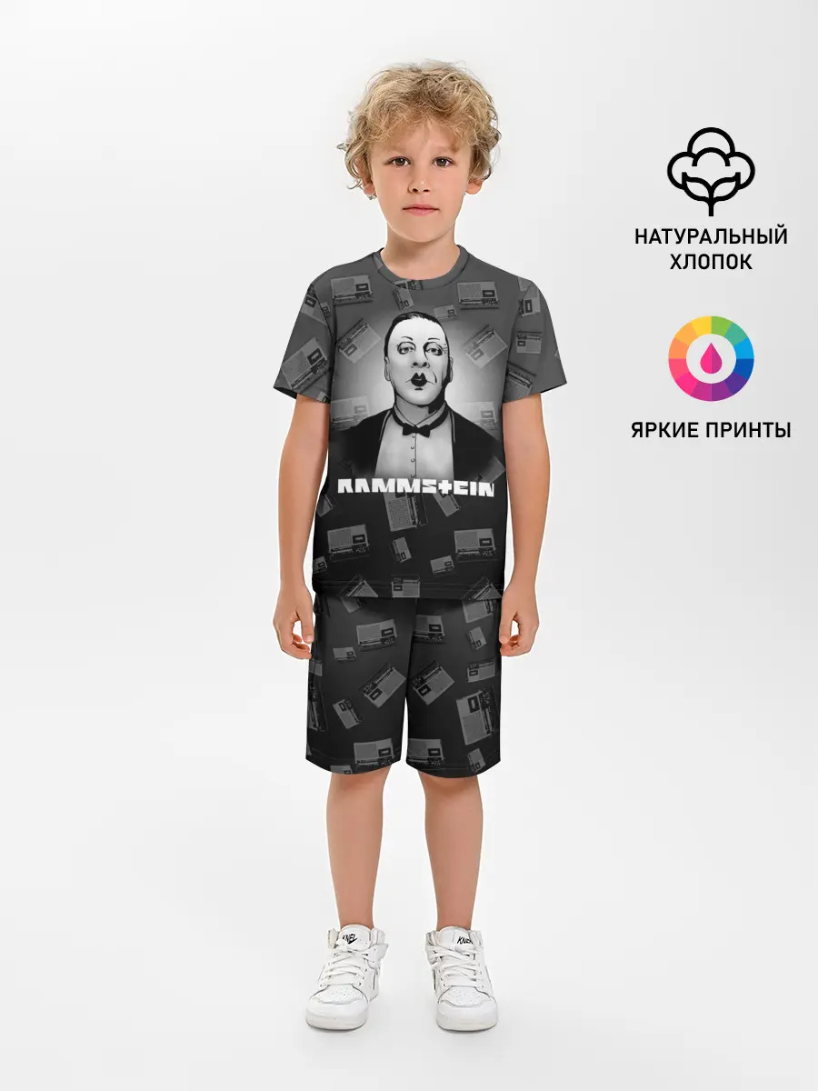 Детская пижама с шортами / Rammstein