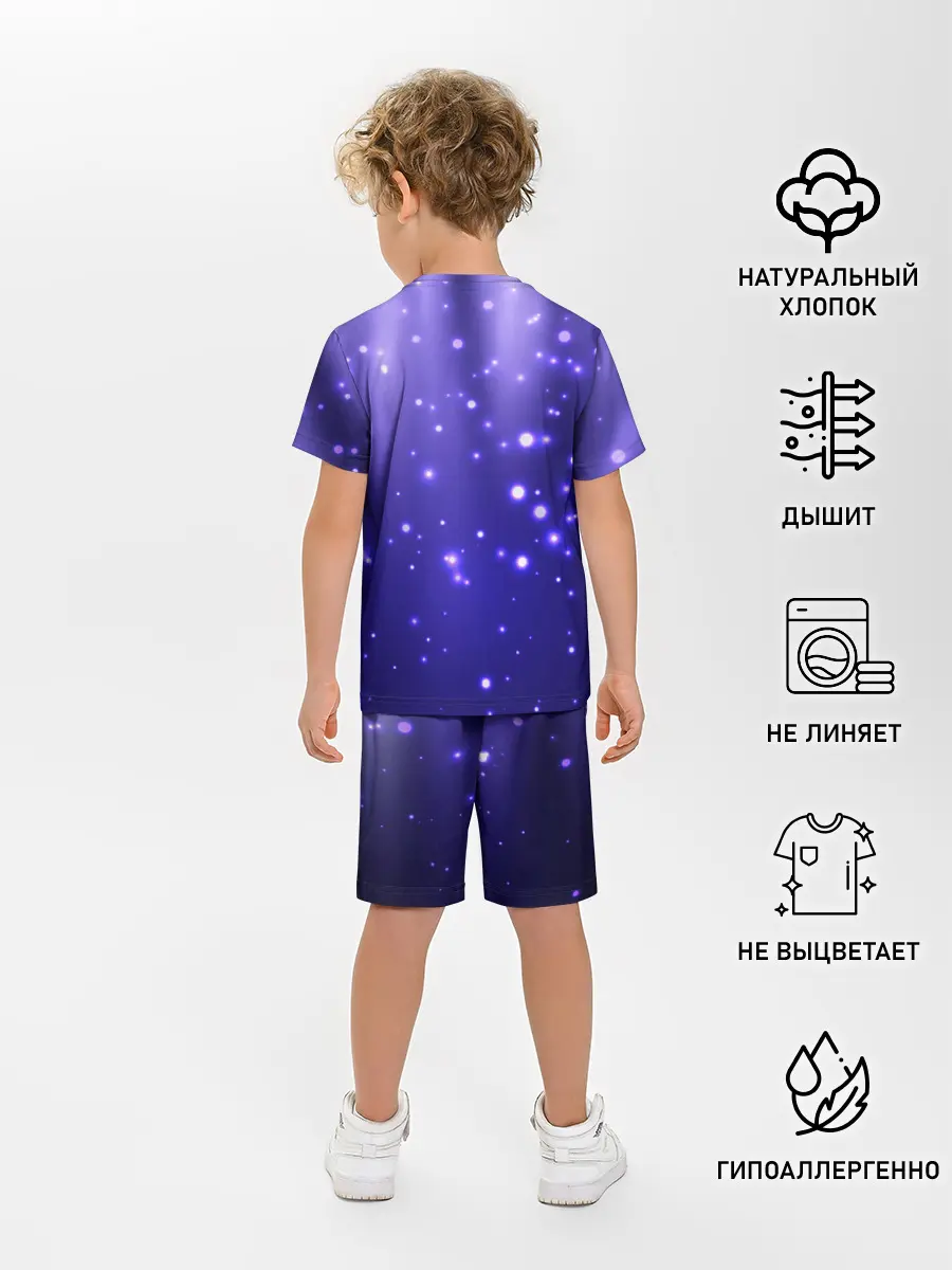 Детская пижама с шортами / Мерцающие Светлячки