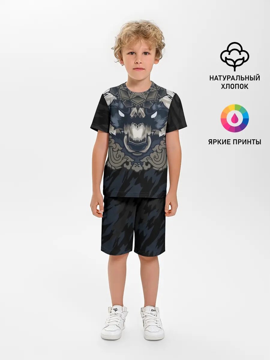 Детская пижама с шортами / Зверь