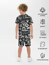 Детская пижама с шортами / ЛОГОТИПЫ РОК ГРУПП