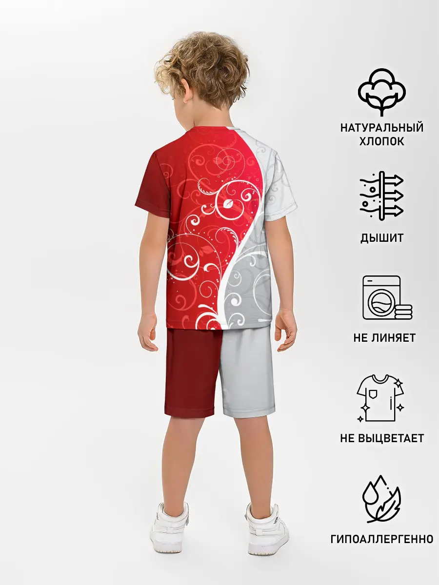 Детская пижама с шортами / КРУЖЕВО