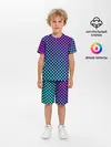 Детская пижама с шортами / Checkerboard gradient