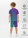 Детская пижама с шортами / Checkerboard gradient