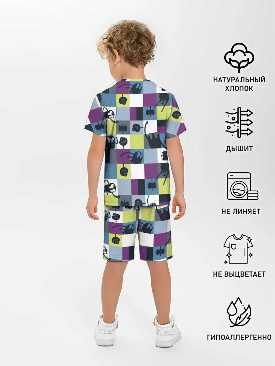 Детская пижама с шортами / Время приключений