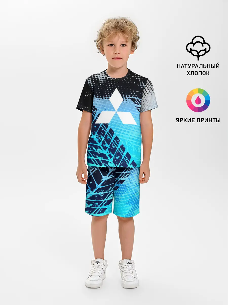 Детская пижама с шортами / Mitsubishi sport auto motors