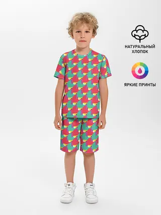 Детская пижама с шортами / Пинг-понг