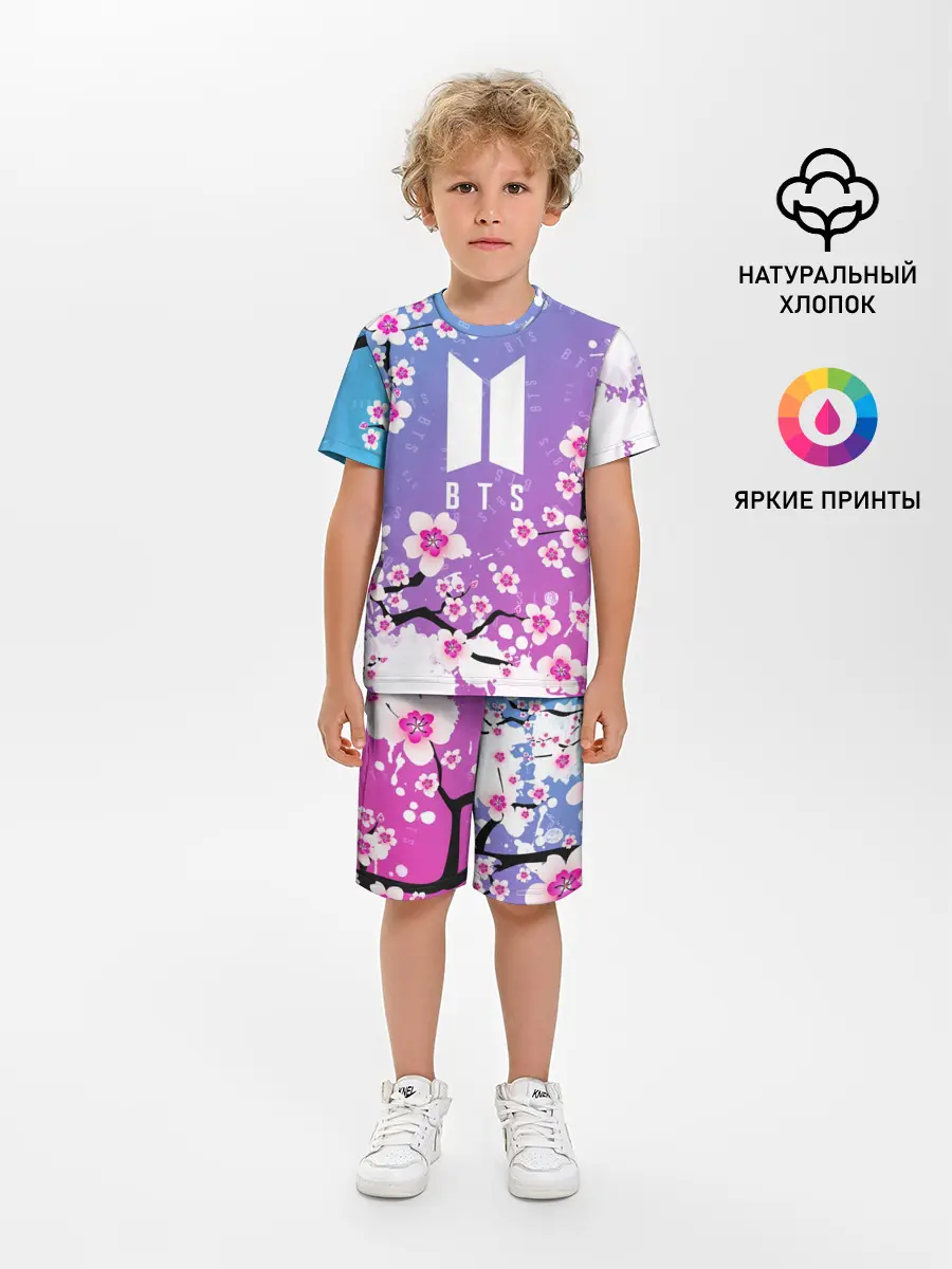 Детская пижама с шортами / BTS