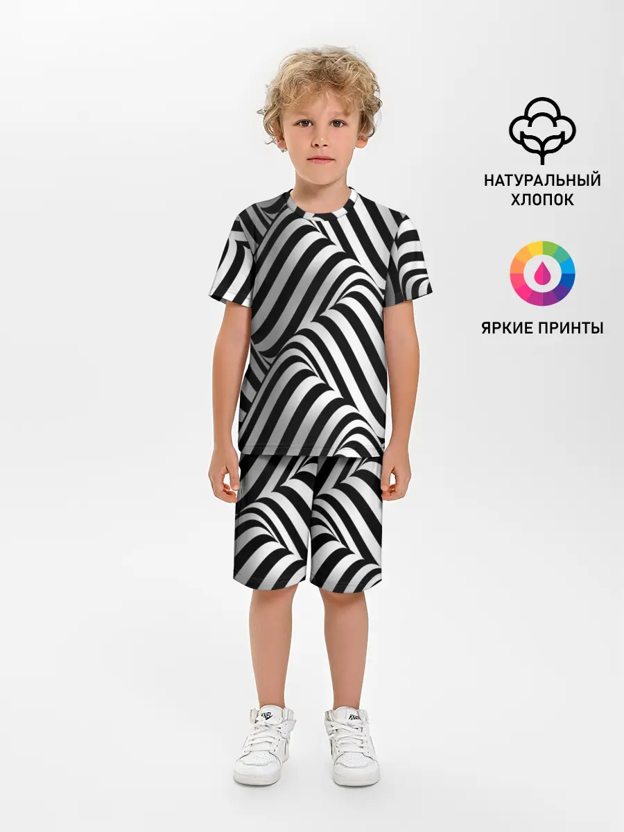 Детская пижама с шортами / 3D Иллюзия