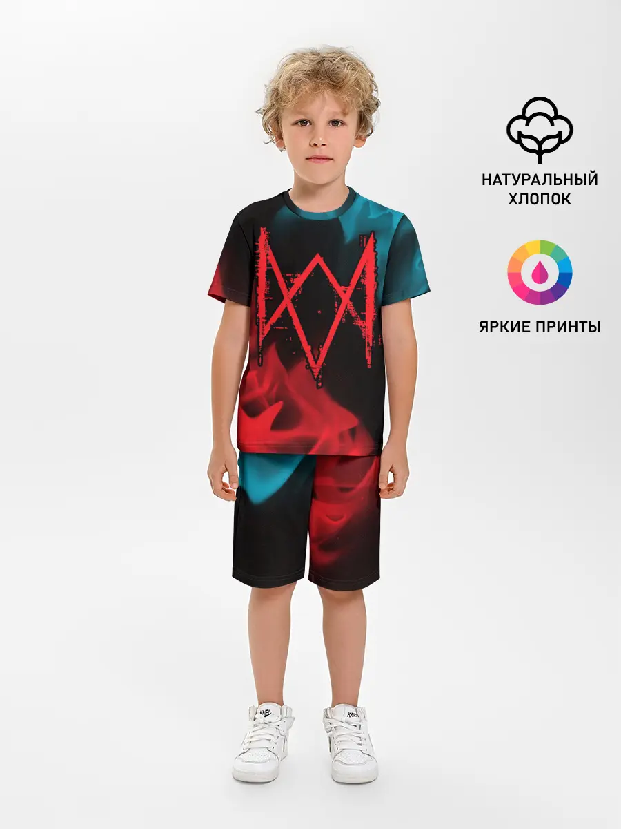 Детская пижама с шортами / WATCH DOGS LEGION / ВОТЧ ДОГС