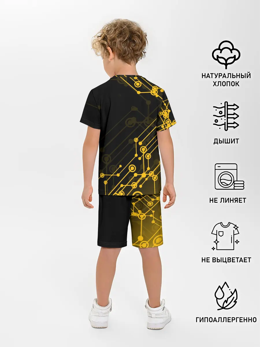 Детская пижама с шортами / BALTMOTORS / ТЕХНО