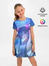 Детское платье / Miku на фоне космоса