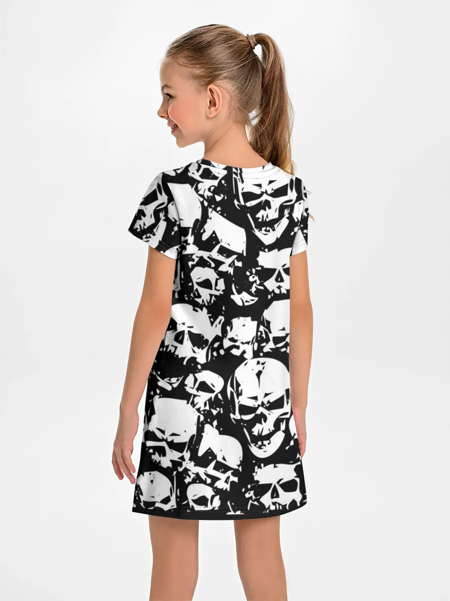 Детское платье / черепа