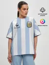 Женская футболка оверсайз / Diego Maradona 10