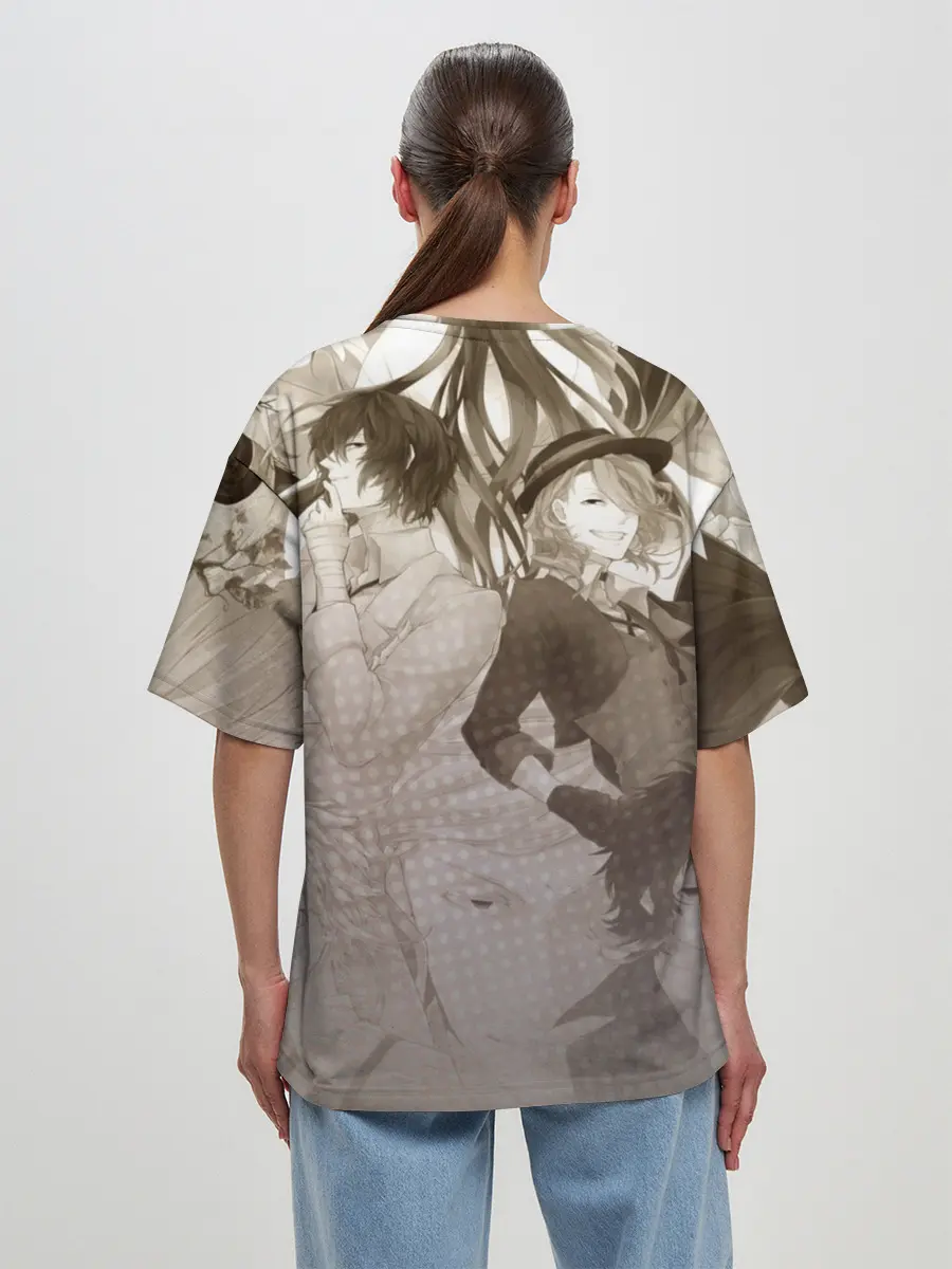Женская футболка оверсайз / Чуя Накахара