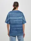 Женская футболка оверсайз / Texture. Denim