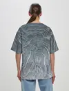 Женская футболка оверсайз / Negative Waves
