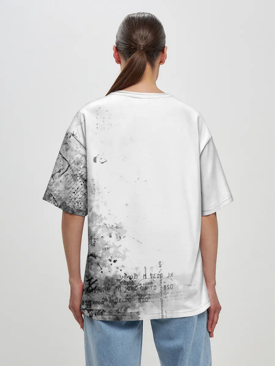 Женская футболка оверсайз / Иноске Хашибира Kimetsu no Yaiba