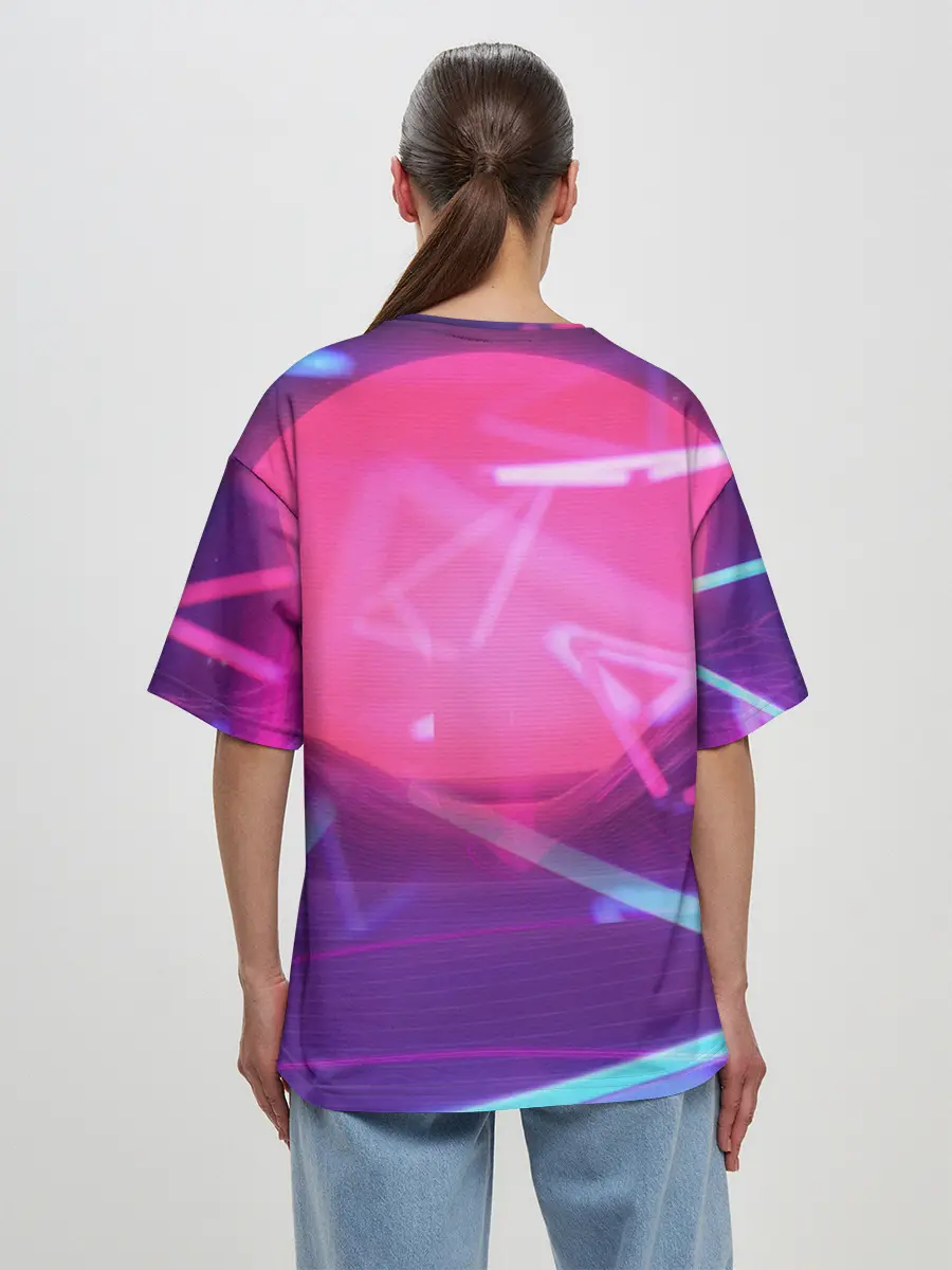 Женская футболка оверсайз / IN DA CLUB!