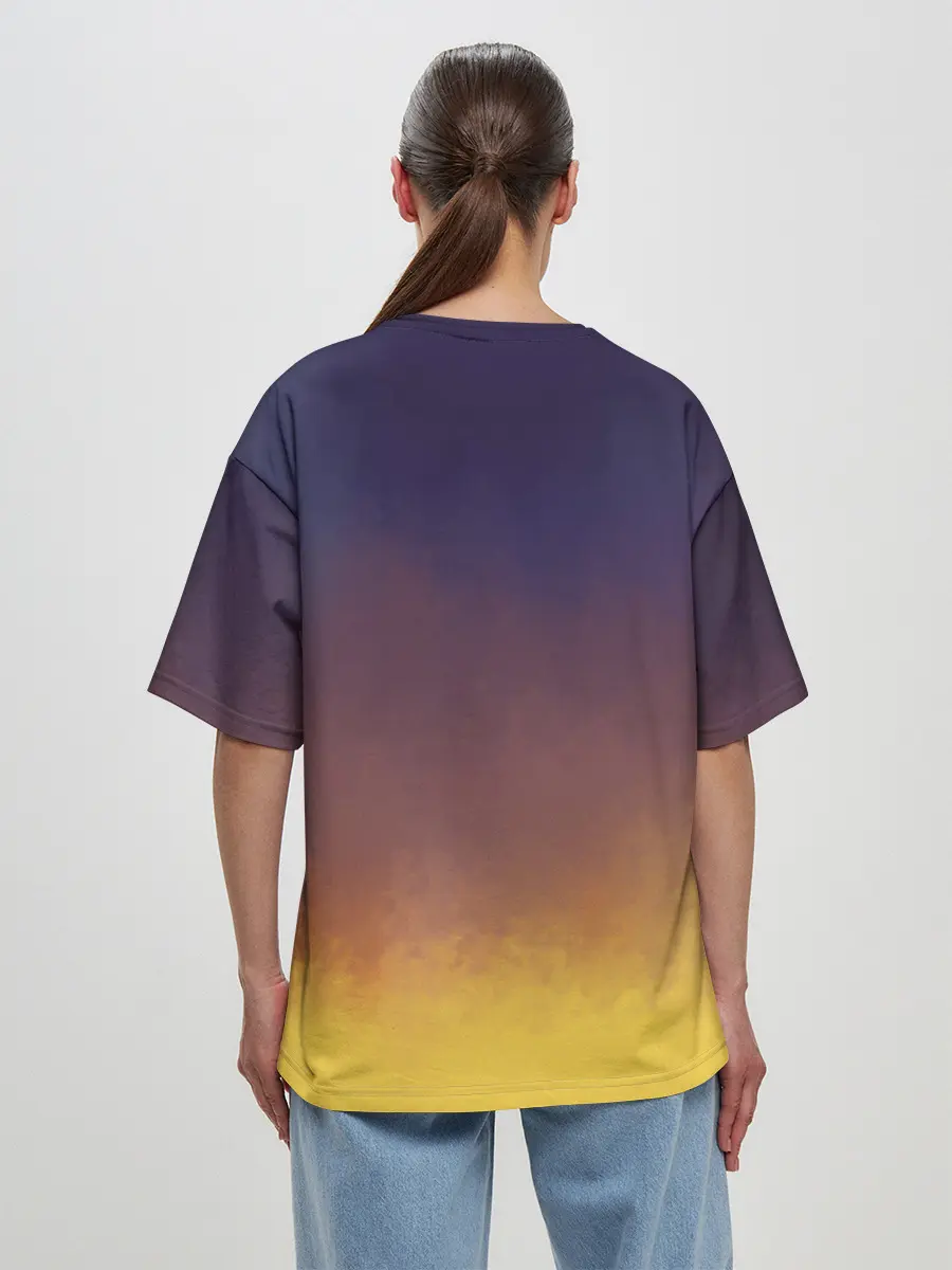 Женская футболка оверсайз / Томоэ