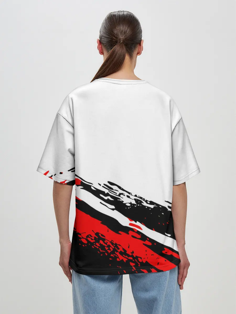 Женская футболка оверсайз / Незуко Камадо | Клинок, рассекающий демонов