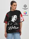 Женская футболка оверсайз / ЗЛАТАН ИБРАГИМОВИЧ / ZLATAN
