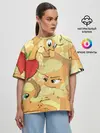 Женская футболка оверсайз / Applejack pattern