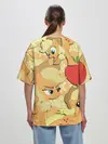Женская футболка оверсайз / Applejack pattern