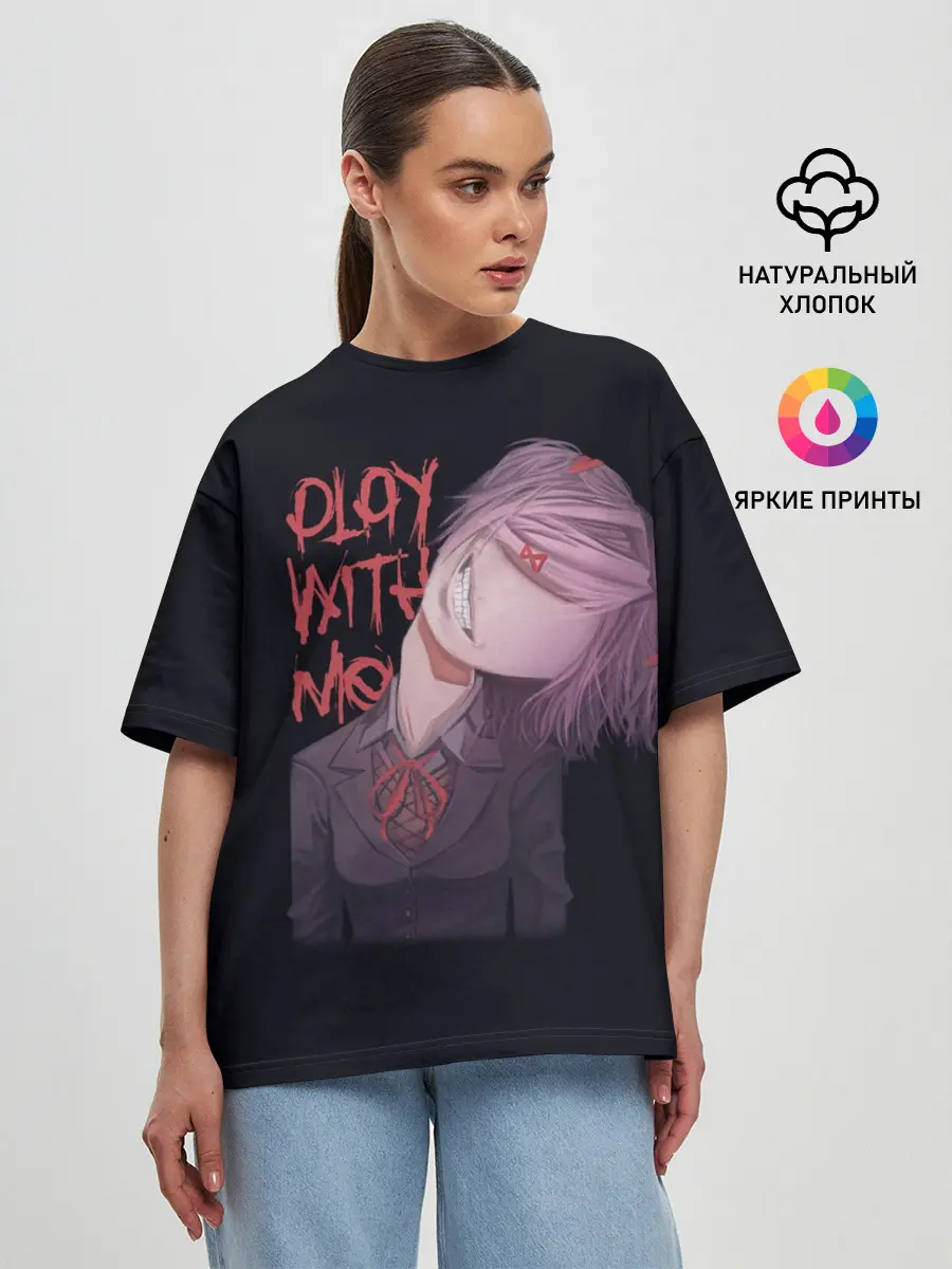 Женская футболка оверсайз / Natsuki