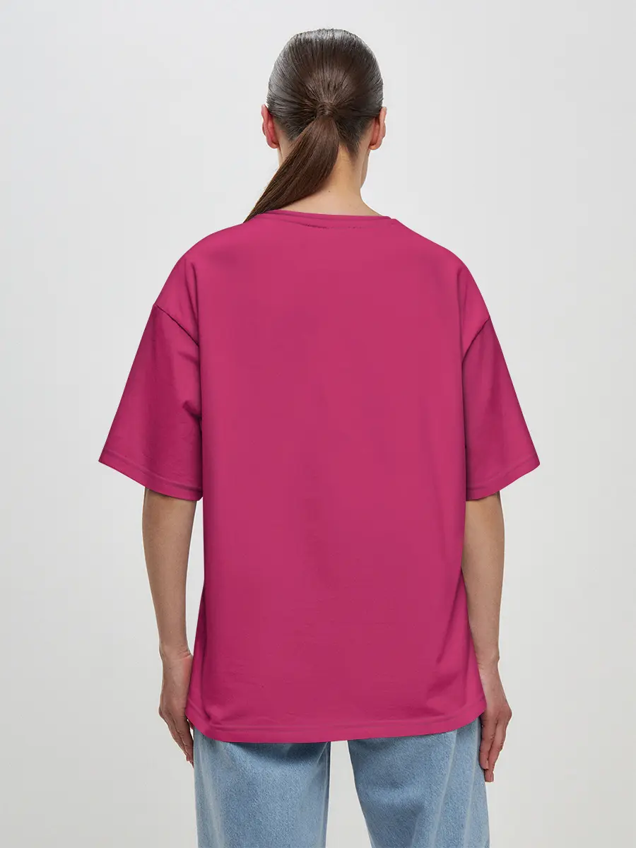 Женская футболка оверсайз / Literature Club Юри