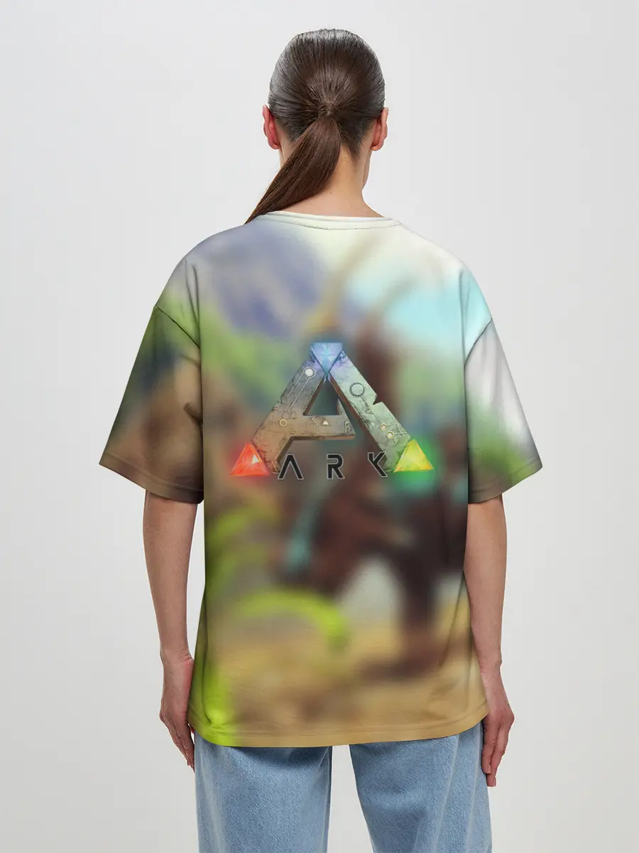 Женская футболка оверсайз / Ark Survival | АРК СУРВИВАЛ