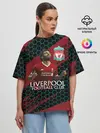 Женская футболка оверсайз / Liverpool: Мохамед Салах.