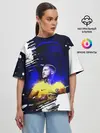 Женская футболка оверсайз / ЭДЕН АЗАР / EDEN HAZARD