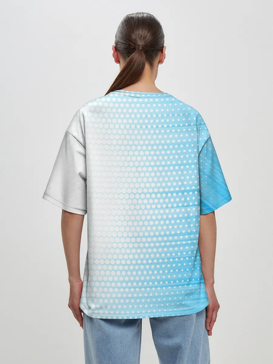 Женская футболка оверсайз / Эден Азар