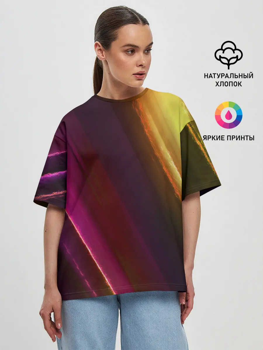 Женская футболка оверсайз / AMAROTTI