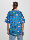 Женская футболка оверсайз / Рыбки