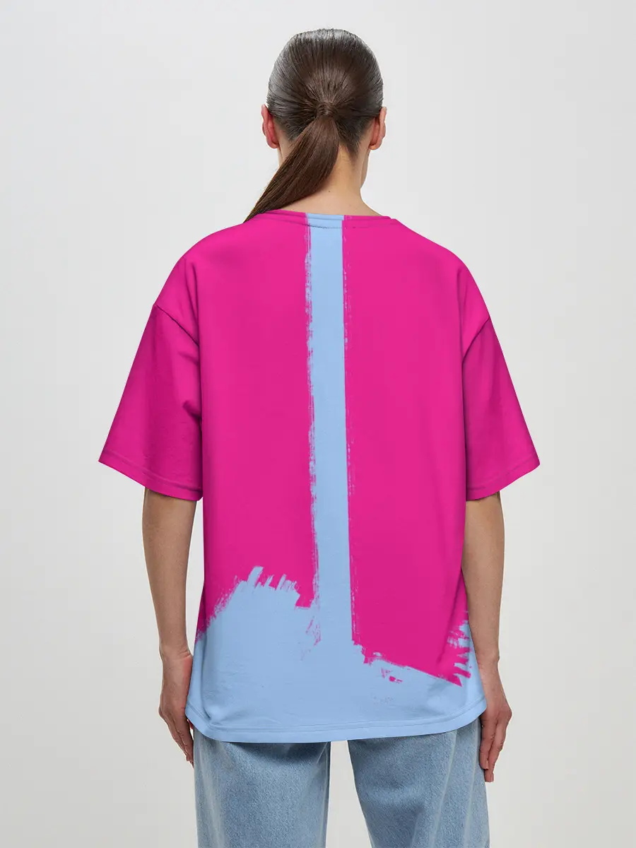 Женская футболка оверсайз / Love detective Chika