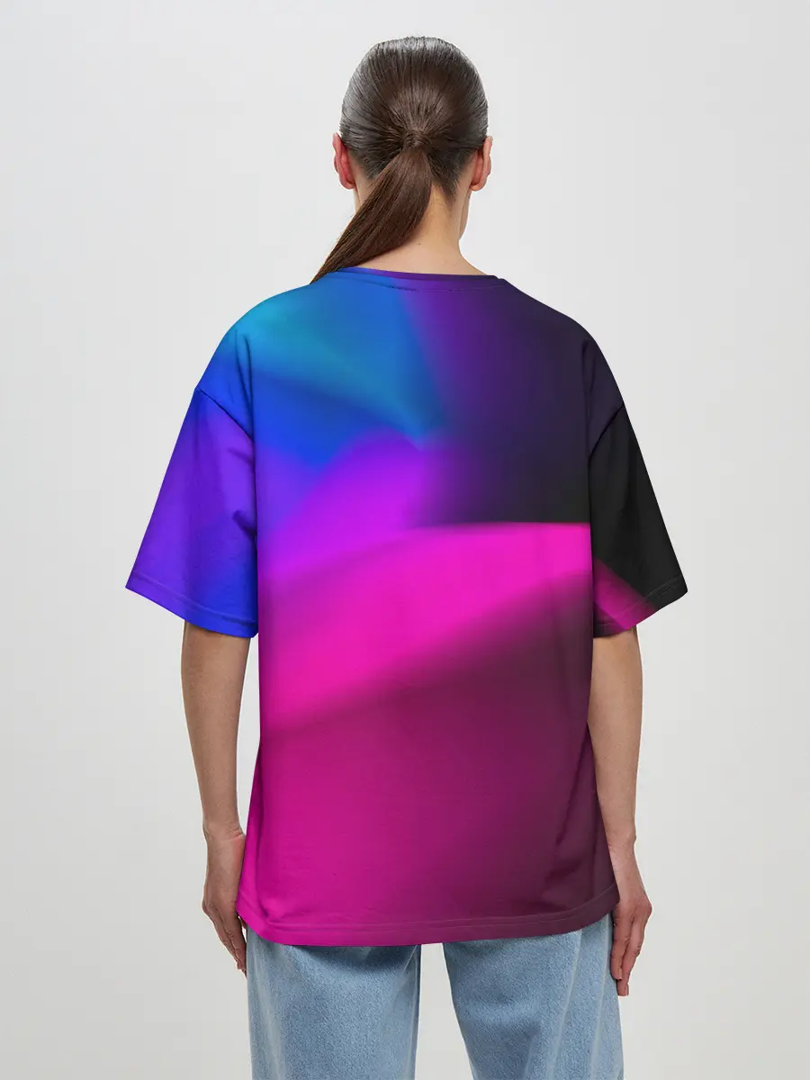 Женская футболка оверсайз / Единорог | Unicorn