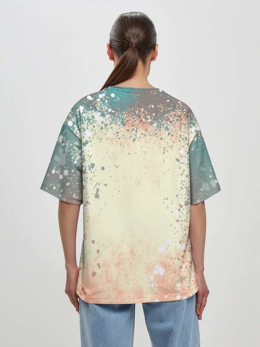 Женская футболка оверсайз / Русалочка | Mermaid