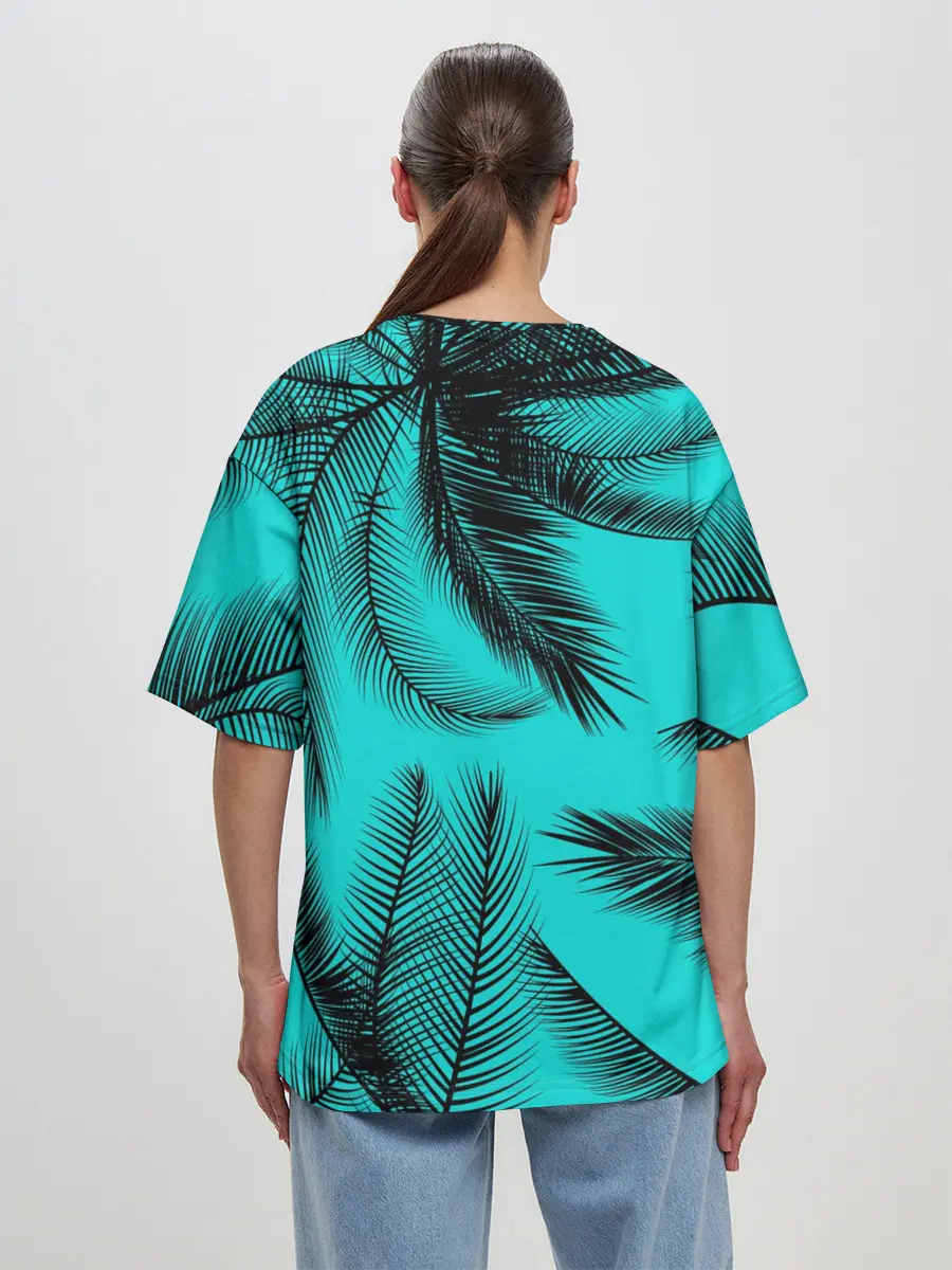 Женская футболка оверсайз / FC Barcelona | Pre-Match