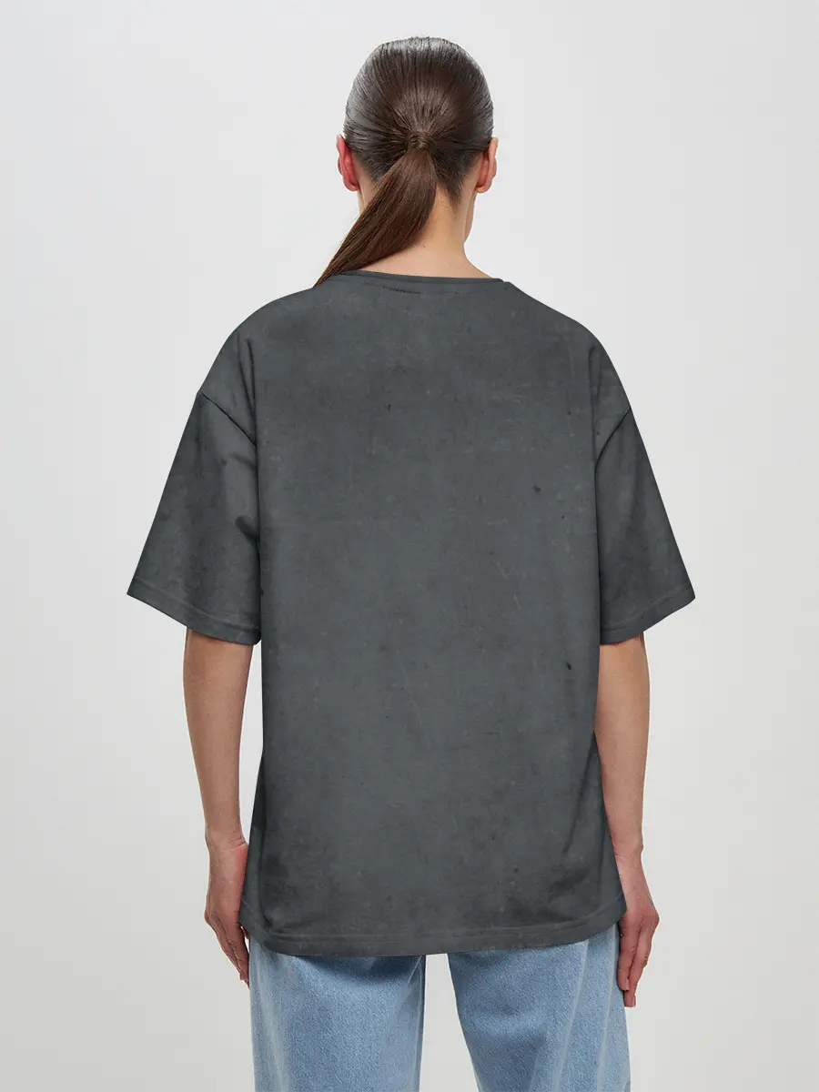 Женская футболка оверсайз / 5FDP est.2005