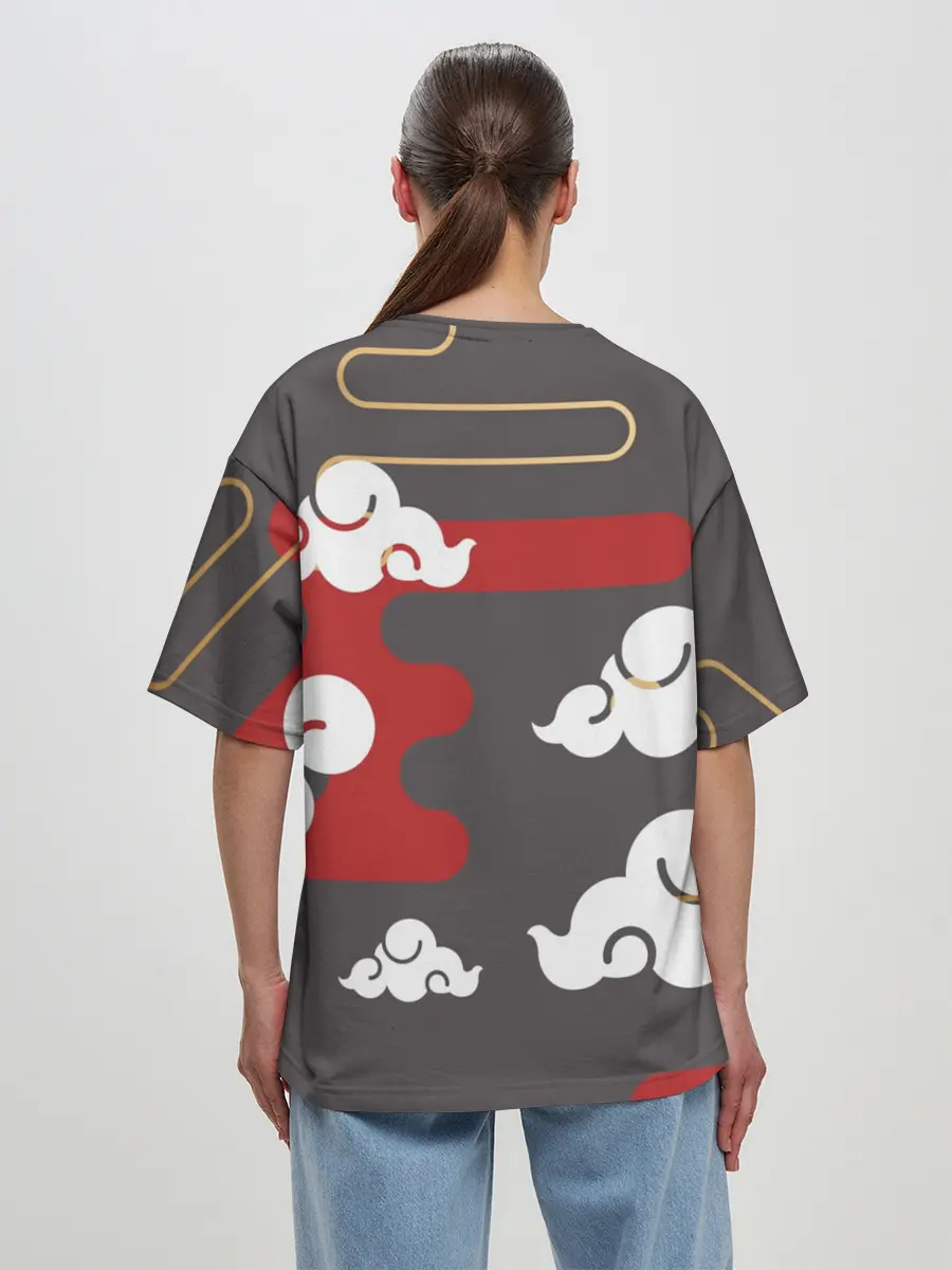 Женская футболка оверсайз / Ниндзя. Япония