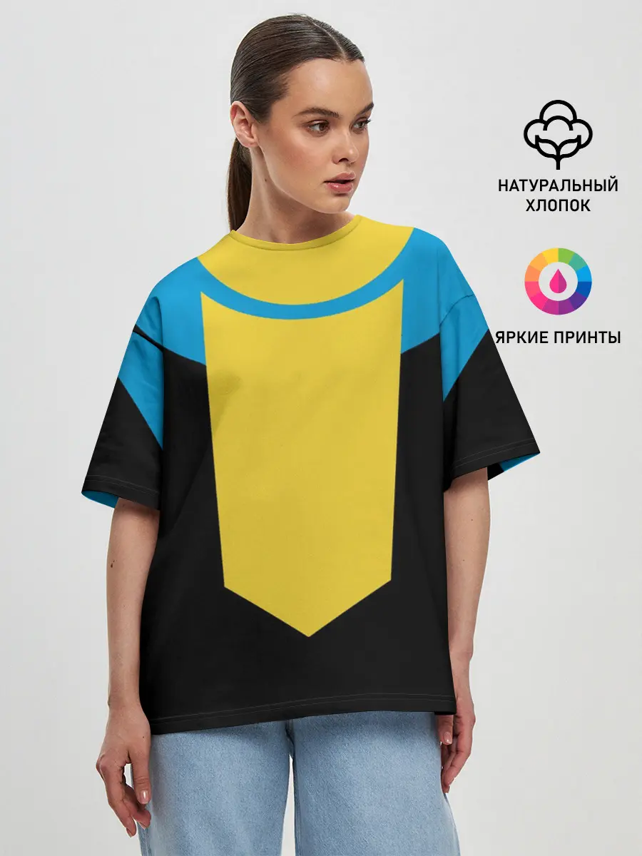 Женская футболка оверсайз / Костюм Неуязвимого