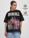 Женская футболка оверсайз / Неуязвимый