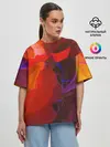 Женская футболка оверсайз / Что то необычНое