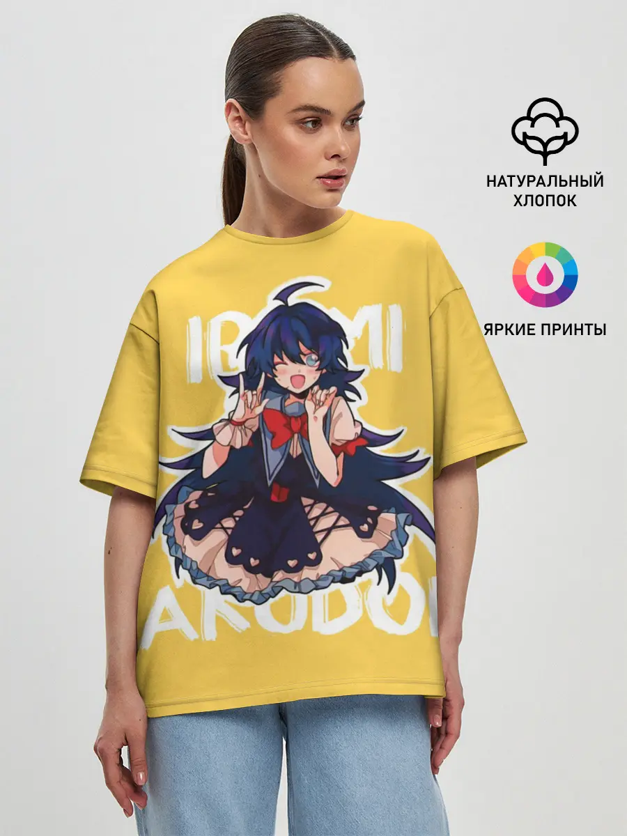 Женская футболка оверсайз / Irumi Akudol